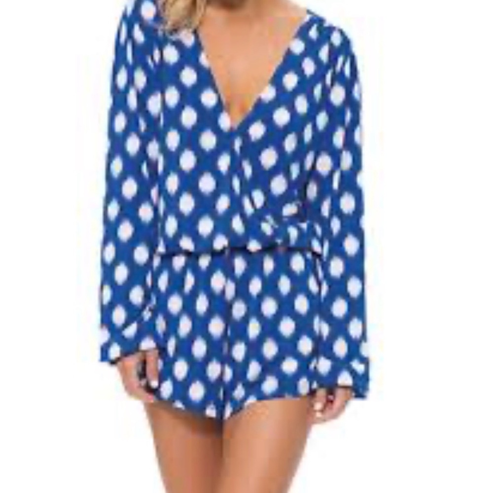 NWT Macbeth Collection by Margaret Josephs long-sleeve romper (xs)